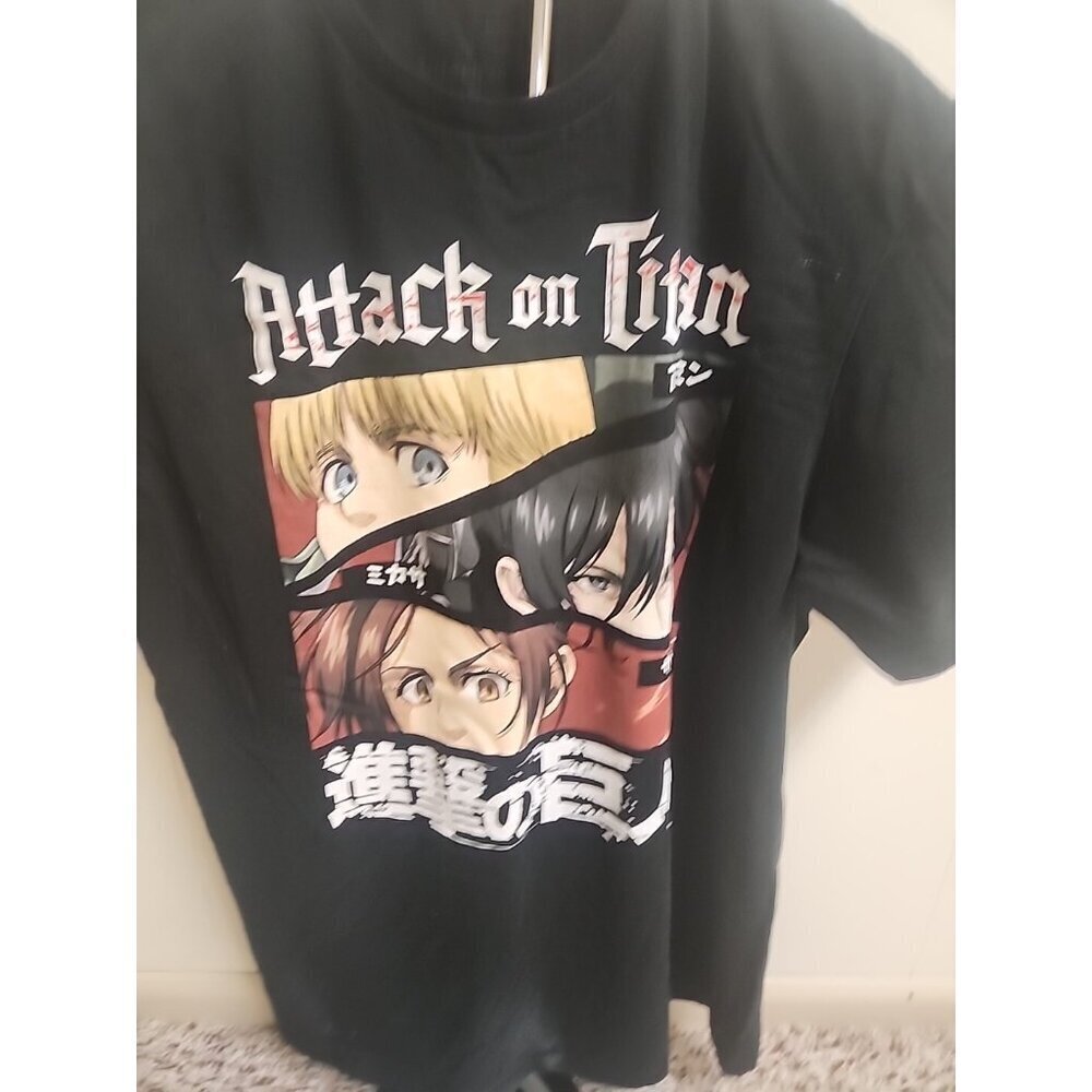 Attack On Titan Black T Shirt‎